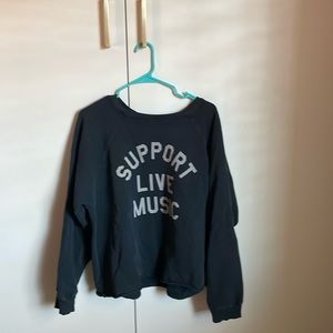 Retrobrand Support Live Music sweatshirt